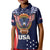 Custom USA Rugby Kid Polo Shirt American Eagle With USA Flags - Wonder Print Shop