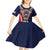 Custom USA Rugby Kid Short Sleeve Dress American Eagle With USA Flags - Wonder Print Shop