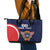 Custom USA Rugby Leather Tote Bag American Eagle With USA Flags