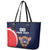 Custom USA Rugby Leather Tote Bag American Eagle With USA Flags