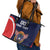 Custom USA Rugby Leather Tote Bag American Eagle With USA Flags