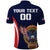 Custom USA Rugby Polo Shirt American Eagle With USA Flags - Wonder Print Shop