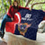 Custom USA Rugby Quilt American Eagle With USA Flags