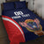 Custom USA Rugby Quilt Bed Set American Eagle With USA Flags - Wonder Print Shop