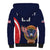 Custom USA Rugby Sherpa Hoodie American Eagle With USA Flags