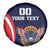 Custom USA Rugby Spare Tire Cover American Eagle With USA Flags