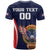 Custom USA Rugby T Shirt American Eagle With USA Flags