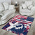 Custom USA Rugby Area Rug Pacific Go Eagles 2024 - Wonder Print Shop