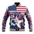 Custom USA Rugby Baseball Jacket Pacific Go Eagles 2024 - Wonder Print Shop