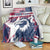 Custom USA Rugby Blanket Pacific Go Eagles 2024