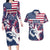 Custom USA Rugby Couples Matching Long Sleeve Bodycon Dress and Hawaiian Shirt Pacific Go Eagles 2024 - Wonder Print Shop