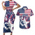 Custom USA Rugby Couples Matching Short Sleeve Bodycon Dress and Hawaiian Shirt Pacific Go Eagles 2024 - Wonder Print Shop