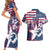 Custom USA Rugby Couples Matching Short Sleeve Bodycon Dress and Hawaiian Shirt Pacific Go Eagles 2024 - Wonder Print Shop