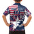 Custom USA Rugby Family Matching Long Sleeve Bodycon Dress and Hawaiian Shirt Pacific Go Eagles 2024 - Wonder Print Shop