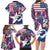 Custom USA Rugby Family Matching Long Sleeve Bodycon Dress and Hawaiian Shirt Pacific Go Eagles 2024 - Wonder Print Shop