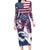 Custom USA Rugby Family Matching Long Sleeve Bodycon Dress and Hawaiian Shirt Pacific Go Eagles 2024 - Wonder Print Shop