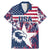 Custom USA Rugby Family Matching Mermaid Dress and Hawaiian Shirt Pacific Go Eagles 2024 - Wonder Print Shop