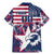 Custom USA Rugby Family Matching Mermaid Dress and Hawaiian Shirt Pacific Go Eagles 2024 - Wonder Print Shop