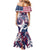 Custom USA Rugby Family Matching Mermaid Dress and Hawaiian Shirt Pacific Go Eagles 2024 - Wonder Print Shop