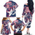 Custom USA Rugby Family Matching Off The Shoulder Long Sleeve Dress and Hawaiian Shirt Pacific Go Eagles 2024 - Wonder Print Shop