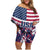 Custom USA Rugby Family Matching Off Shoulder Short Dress and Hawaiian Shirt Pacific Go Eagles 2024 - Wonder Print Shop