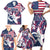 Custom USA Rugby Family Matching Short Sleeve Bodycon Dress and Hawaiian Shirt Pacific Go Eagles 2024 - Wonder Print Shop