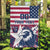 Custom USA Rugby Garden Flag Pacific Go Eagles 2024 - Wonder Print Shop