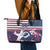 Custom USA Rugby Leather Tote Bag Pacific Go Eagles 2024 - Wonder Print Shop