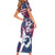 Custom USA Rugby Short Sleeve Bodycon Dress Pacific Go Eagles 2024 - Wonder Print Shop