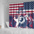 Custom USA Rugby Shower Curtain Pacific Go Eagles 2024