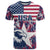 Custom USA Rugby T Shirt Pacific Go Eagles 2024