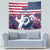 Custom USA Rugby Tapestry Pacific Go Eagles 2024 - Wonder Print Shop