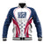 Custom USA Rugby Baseball Jacket Simple Style - Wonder Print Shop