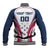 Custom USA Rugby Baseball Jacket Simple Style - Wonder Print Shop