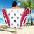 Custom USA Rugby Beach Blanket Simple Style - Wonder Print Shop