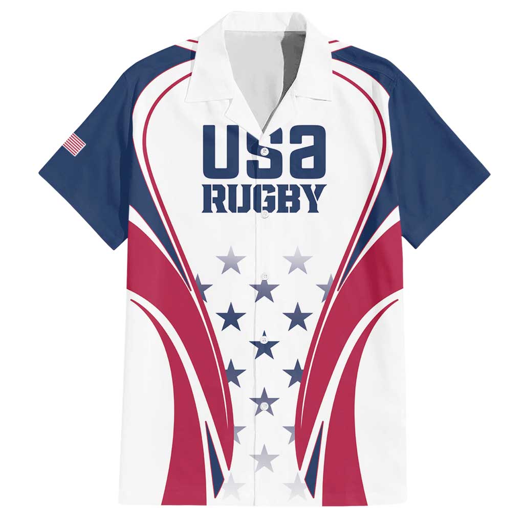 Custom USA Rugby Hawaiian Shirt Simple Style - Wonder Print Shop