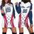 Custom USA Rugby Hoodie Dress Simple Style - Wonder Print Shop