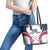 Custom USA Rugby Leather Tote Bag Simple Style