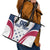 Custom USA Rugby Leather Tote Bag Simple Style