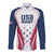 Custom USA Rugby Long Sleeve Button Shirt Simple Style - Wonder Print Shop