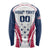 Custom USA Rugby Long Sleeve Shirt Simple Style - Wonder Print Shop