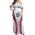 Custom USA Rugby Off Shoulder Maxi Dress Simple Style - Wonder Print Shop