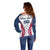 Custom USA Rugby Off Shoulder Sweater Simple Style - Wonder Print Shop