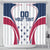 Custom USA Rugby Shower Curtain Simple Style