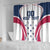 Custom USA Rugby Shower Curtain Simple Style