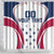 Custom USA Rugby Shower Curtain Simple Style