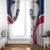 Custom USA Rugby Window Curtain Simple Style - Wonder Print Shop