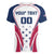 Custom USA Rugby Women V-Neck T-Shirt Simple Style