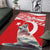 Personalized Gray Wolf Turkey Area Rug Turkish Mountain - Wonder Print Shop