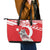 Personalized Gray Wolf Turkey Leather Tote Bag Turkish Mountain - Wonder Print Shop